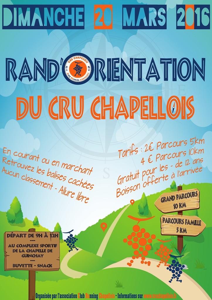 Affiche RandOrientation du CRU chapellois