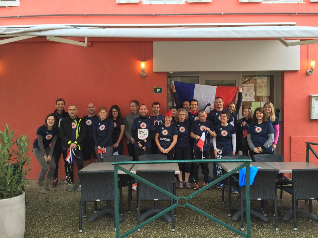 Les participants au Marathon du Beaujolais 2015