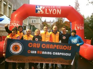 Le CRU chapellois au Lyon Urban Trail by night 26km